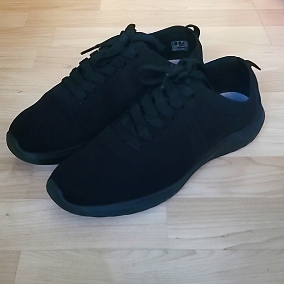 Clarks Cloudsteppers Washable Knit Sneakers Nova Glint Black/Black Size 9 - Picture 3 of 10